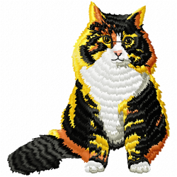 Cats Embroidery Design 2 Cats Embroidery Design 2